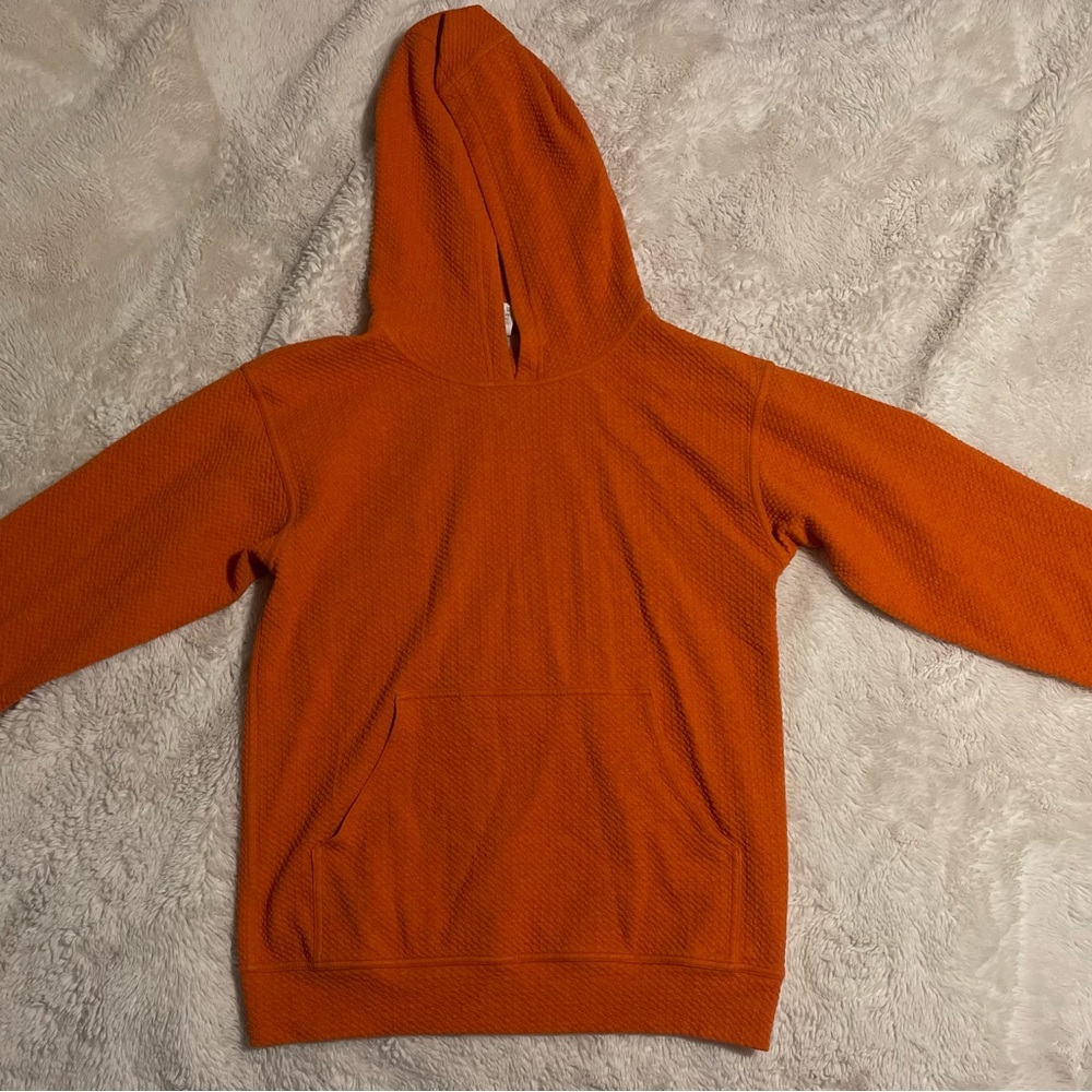 Lululemon All Yours Hoodie Bubble Dot Orange Size 6 Pullover Pockets